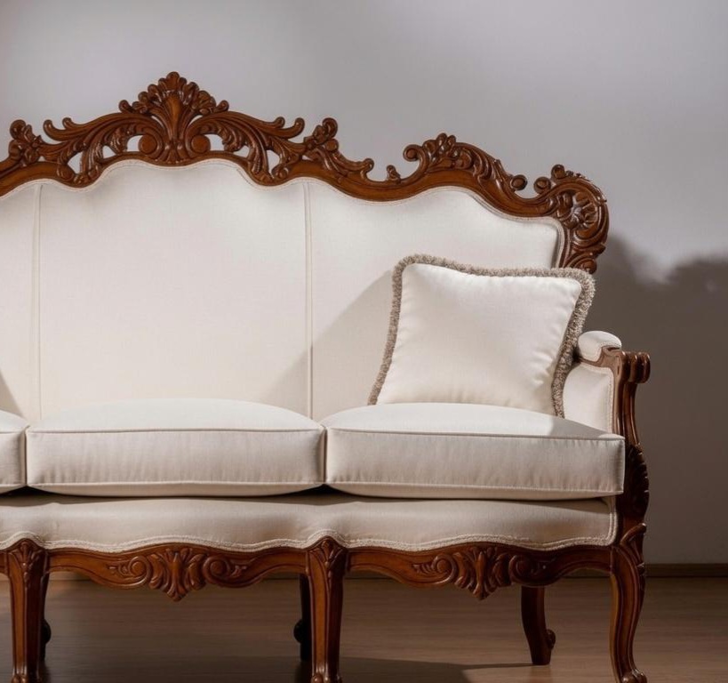 Luxury Handmade French Country Sofa Set | Vintage Furniture| Bespoke Antique photo 4