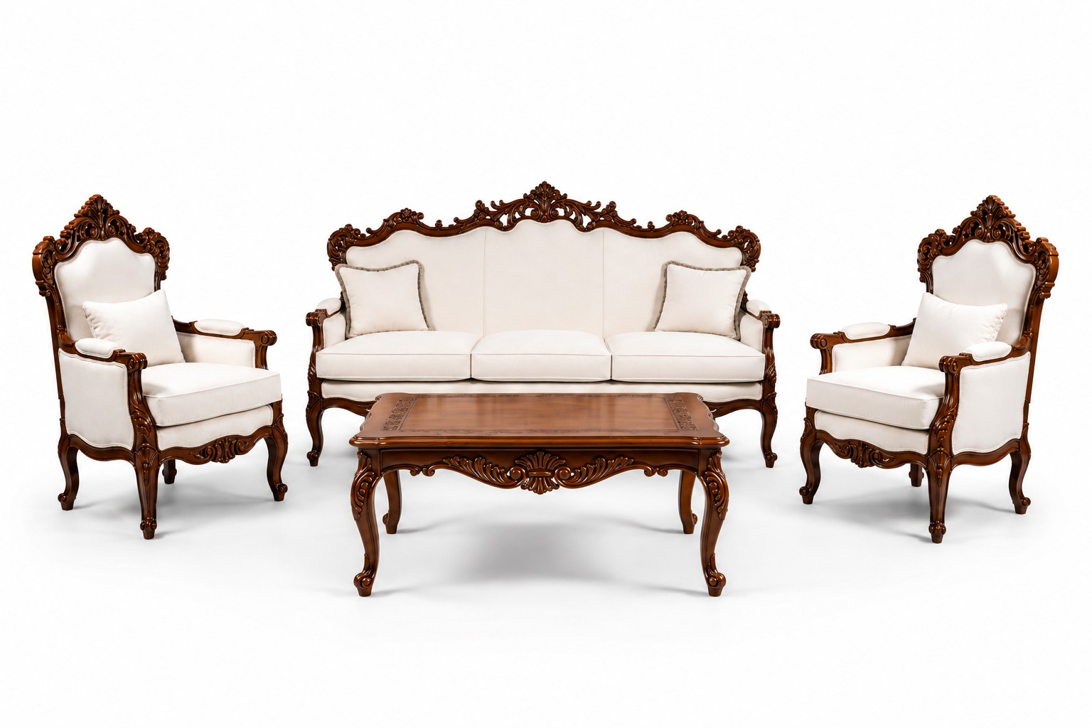 Luxury Handmade French Country Sofa Set | Vintage Furniture| Bespoke Antique photo 10