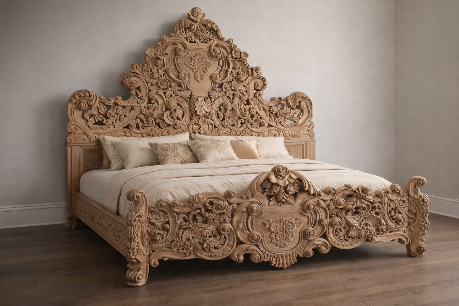 Vintage Accent Chair - Antique French baroque Furniture for Living Room Decor